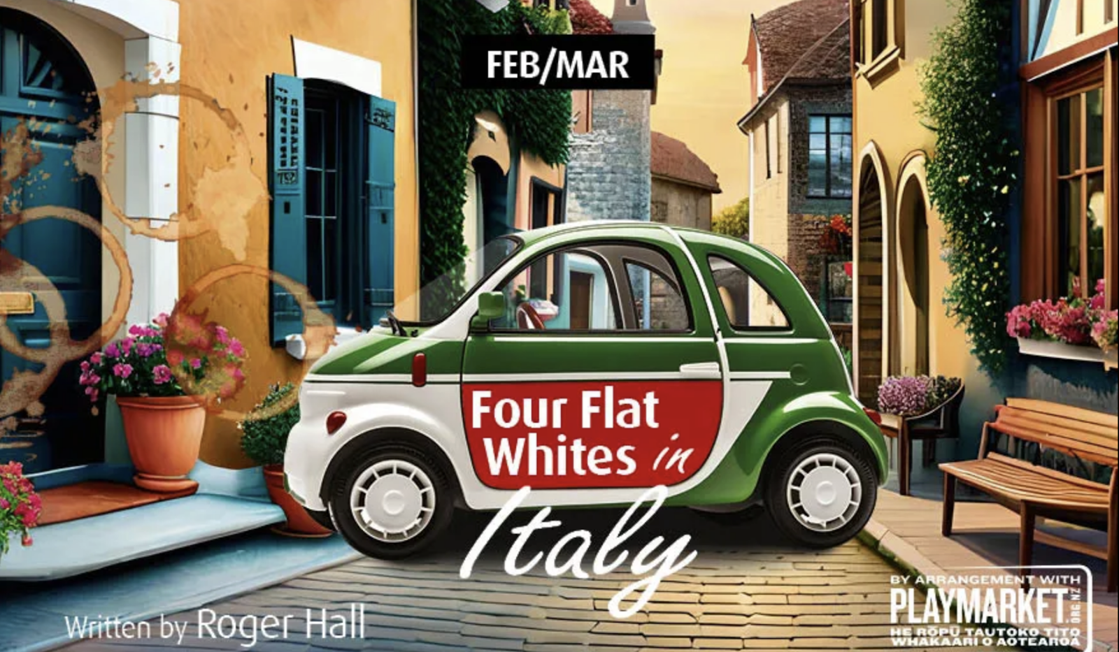 The Centenary Theatre Group presents Four Flat Whites in Italy